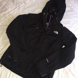 Black North Face Shell Jacket